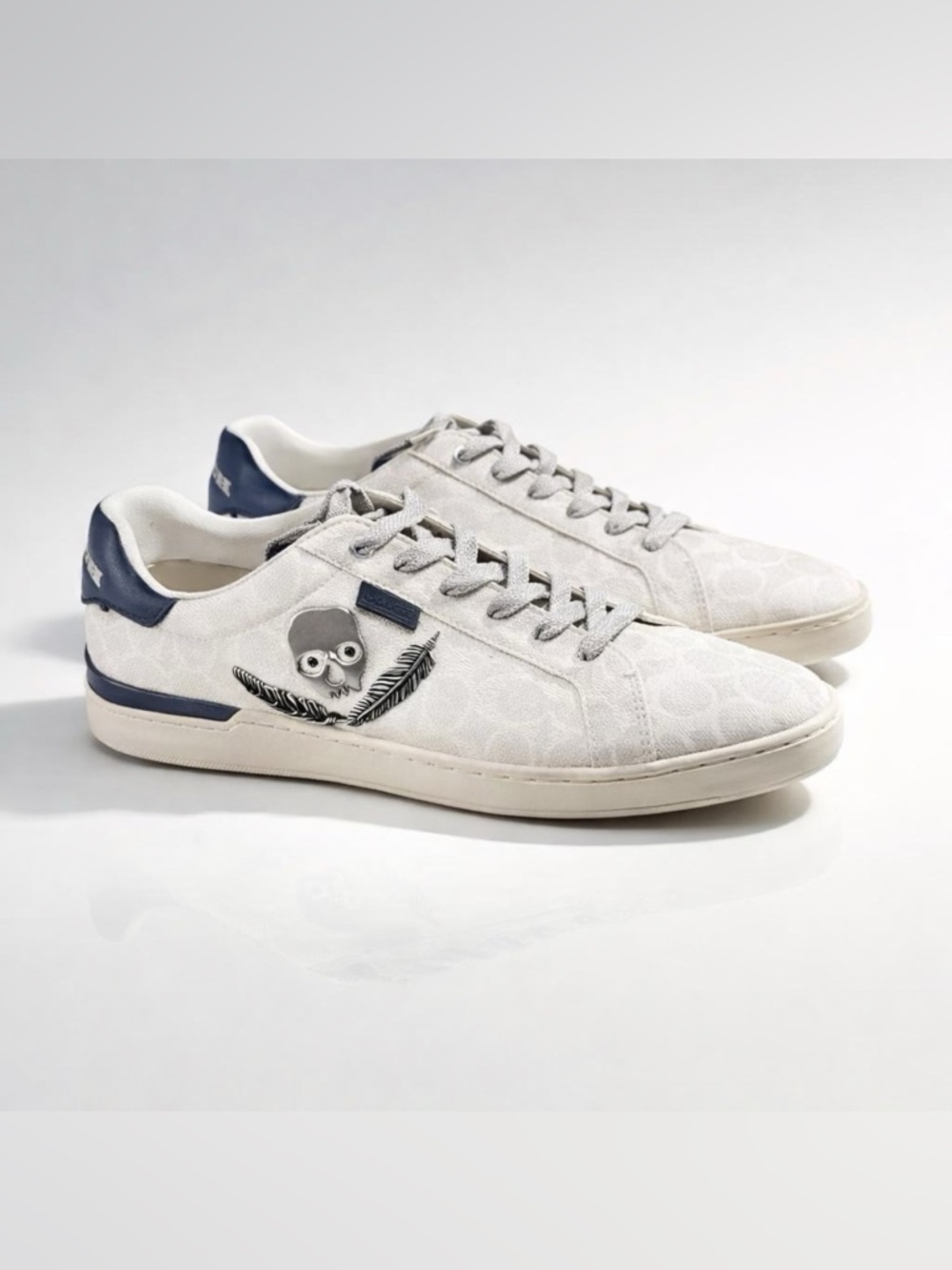 Coach Lowline Signature Low Top Chalk Cobalt 11D (M) - Picture 2 of 7